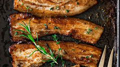 Πανσέτες κρασάτες στο φούρνο