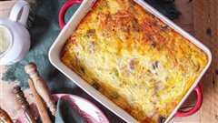 Ομελέτα φούρνου με λαχανικά και φέτα